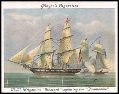19 HM Brigantine 'Buzzard' capturing the 'Formidable'